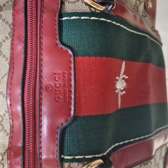 Gucci Bumblebee Sherry Line Boston Bag - Picture 2 of 12